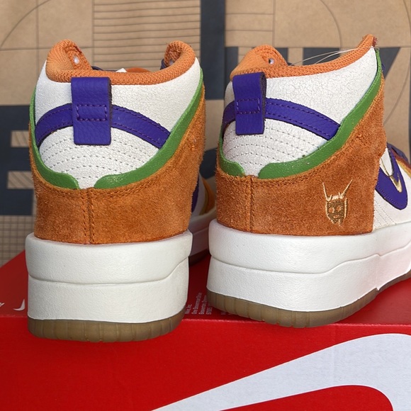 Nike Dunk High Setsubun UP PRM WMNS Sail/Canyon Purple sneakers - athletic shoes - Picture 8 of 16